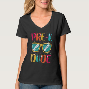 Camiseta Pre K Dude De Vuelta Al Colegio Primer Día De Pree