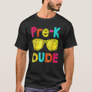 Camiseta Pre K Dude De Vuelta Al Colegio Primer Día De Pree