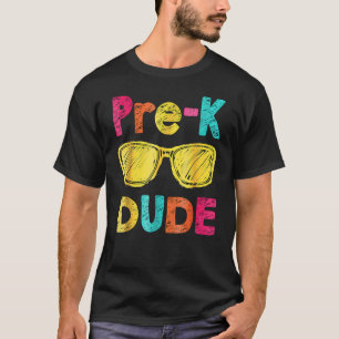 Camiseta Pre K Dude De Vuelta Al Colegio Primer Día De Pree