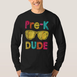 Camiseta Pre K Dude De Vuelta Al Colegio Primer Día De Pree
