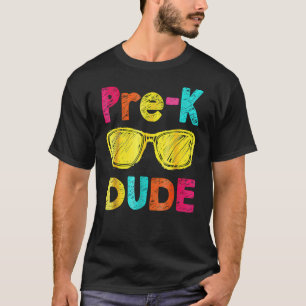 Camiseta Pre K Dude De Vuelta Al Colegio Primer Día De Pree