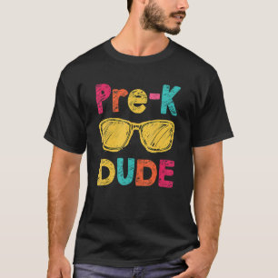 Camiseta Pre K Dude De Vuelta Al Colegio Primer Día De Pree