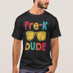 Camiseta Pre K Dude De Vuelta Al Colegio Primer Día De Pree