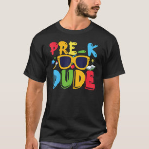 Camiseta Pre K Dude De Vuelta Al Colegio Primer Día De Pree