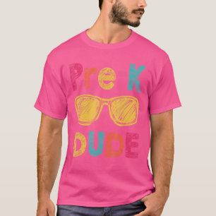 Camiseta Pre K Dude De Vuelta Al Colegio Primer Día De Pree