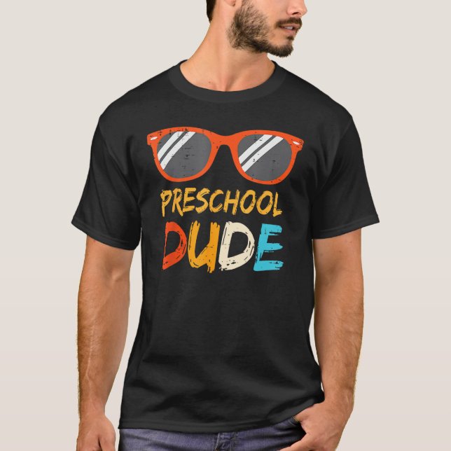 Camiseta Pre K Dude Preschool Teachers Students Back To Sch (Anverso)