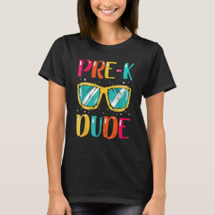 Camiseta Pre K Dude Primer Día De La Educación Preescolar D