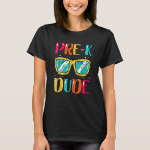 Camiseta Pre K Dude Primer Día De La Educación Preescolar D