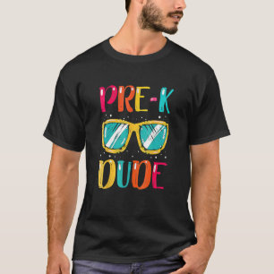 Camiseta Pre K Dude Primer Día De La Educación Preescolar D