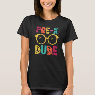 Camiseta Pre k Dude Vuelve A La Escuela