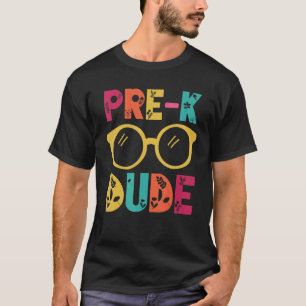 Camiseta Pre k Dude Vuelve A La Escuela