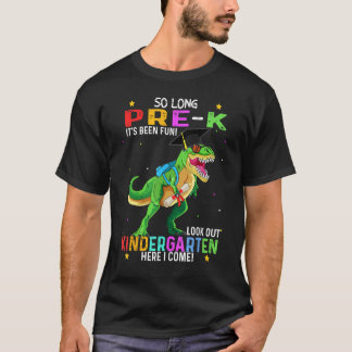 Camiseta pre-k Graduado pre k Graduación 2024 dinosaurio t