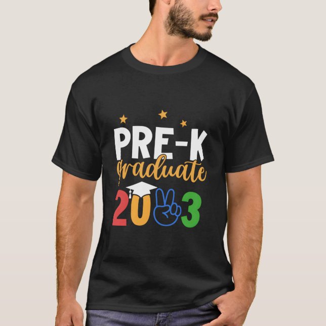 Camiseta Pre-K Graduate Grad Pre-K Graduation 2023 Last Day (Anverso)