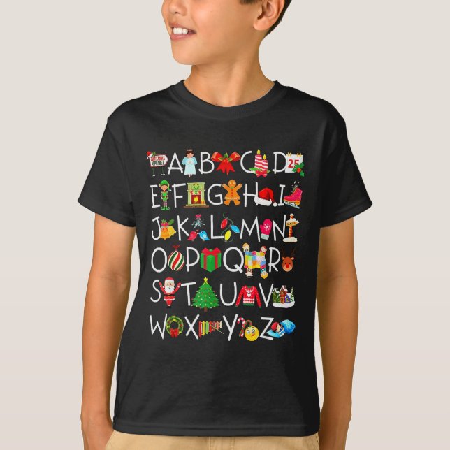 Camiseta Pre-k Kindergarten Teachers Students Kids Christma (Anverso)