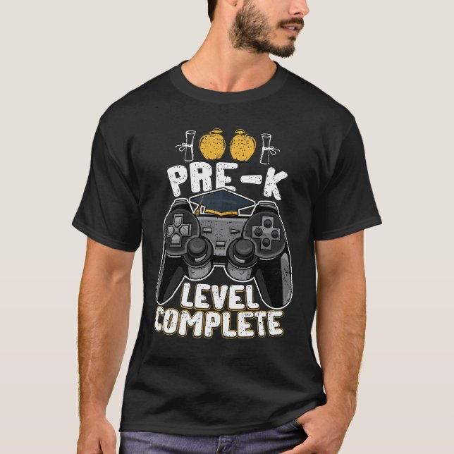 Camiseta Pre-K Level Complete Gamer  (Anverso)
