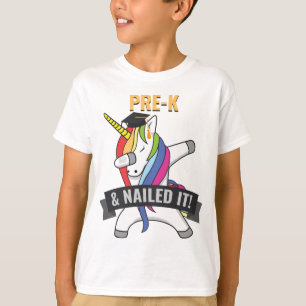 Camiseta PRE K lo clavó graduación que frotaba del