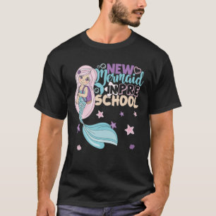 Camiseta Pre K Mermaid Pre School Aquí Estoy Hola Preescola