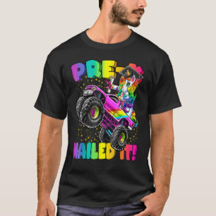 Camiseta Pre K Nailing Unicorn Monster Truck Graduado C