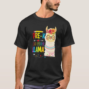 Camiseta Pre K No Prob Llama Maestro Estudiante Llama