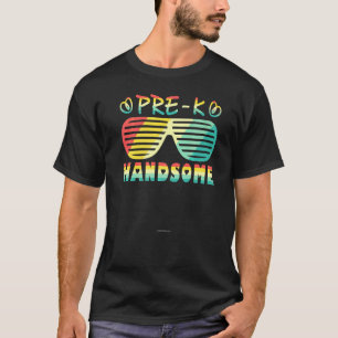 Camiseta Pre K Pre K Estudiante Guapo Maestro Escuela