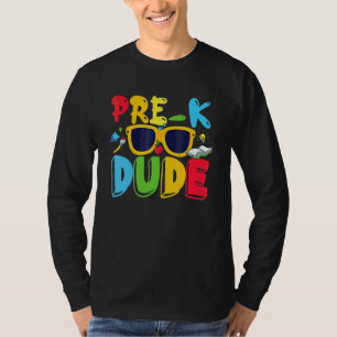 Camiseta Pre K Tipo Primer Día De Preescolar  Regreso A La 