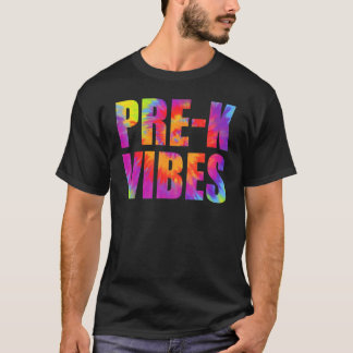 Camiseta Pre K Vibes Back To School Students Teachers Retro