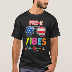 Camiseta Pre K Vibes Estudiante De Guay De Vuelta A La Escu