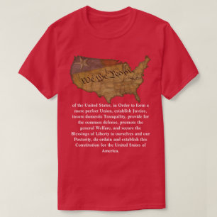 Camiseta Preámbulo de la Constitución de los Estados Unid