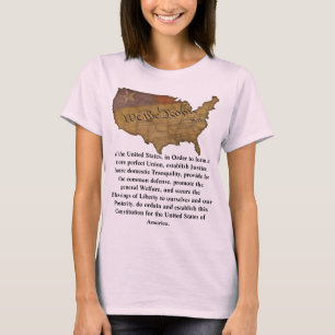 Camiseta Preámbulo de la Constitución de los Estados Unidos
