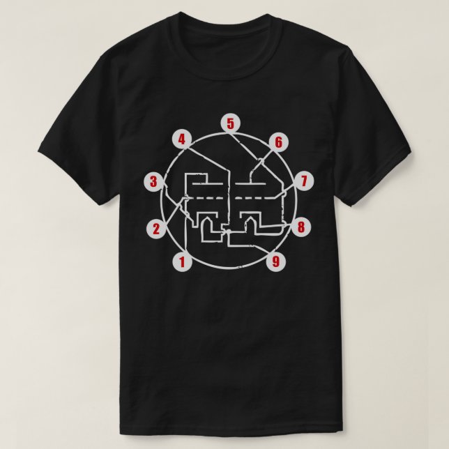 Camiseta Preámpara del amplificador de disposición del piñó (Diseño del anverso)