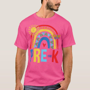 Camiseta Precar el arcoiris con mariposa y sol suave de vue