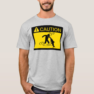 Camiseta Precaución: Atacar peces