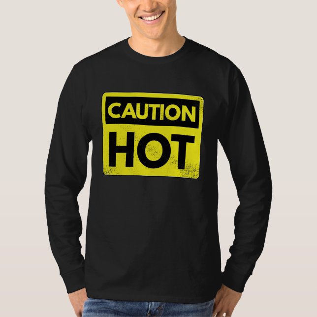 Camiseta Precaución caliente (Anverso)