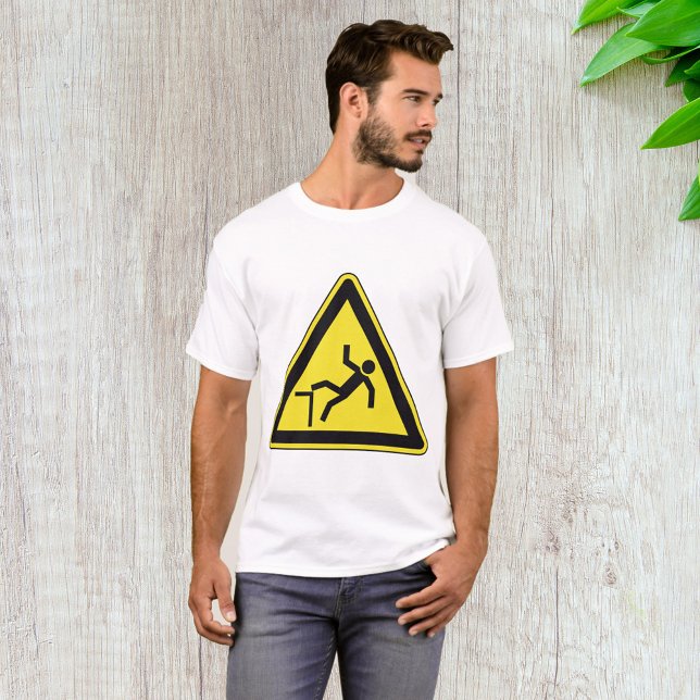 Camiseta Precaución Curb Rótulo peatonal (Subido por el creador)