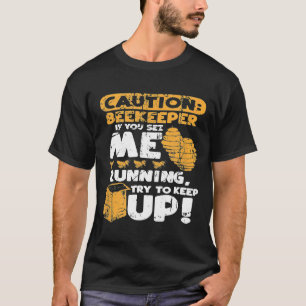 Camiseta Precaución de apicultores de abejas ápidos