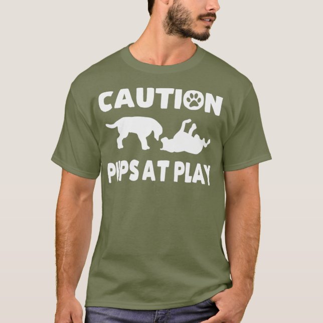 Camiseta Precaución De Los Alumnos En Juego Camisas De Oso  (Anverso)