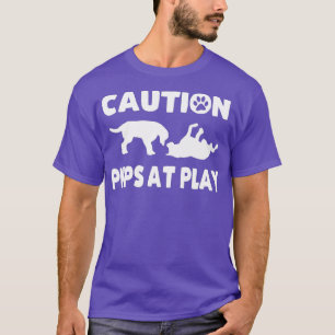 Camiseta Precaución de los usuarios en el juego del oso ga