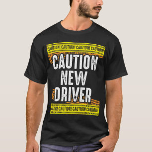 Camiseta Precaución de nuevo controlador con licencia reci