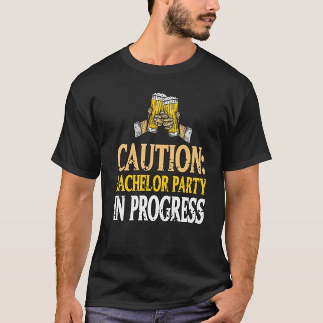 Camiseta Precaución del bachillerato en curso Gracioso Retr (Anverso)