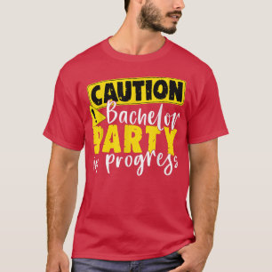 Camiseta Precaución del Partido del bachiller en progreso B