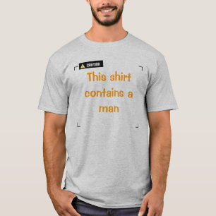 Camiseta Precaución - Hombre