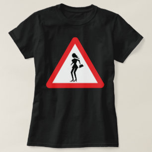Camiseta Precaución Prostituta (Attenzione Prostitute)