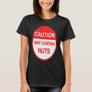 Camiseta Precaución: puede contener meme de nueces