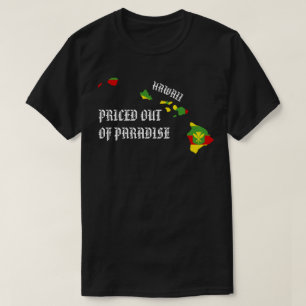 Camiseta PRECIO DE Kanaka Maoli, Islas HI PARADISAS
