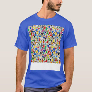 Camiseta Precio de los pescadores Pequeñas personas y flore