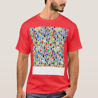 Camiseta Precio de los pescadores Pequeñas personas y flore