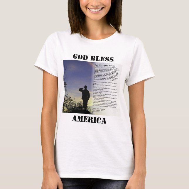 Camiseta Precio militar máximo (Anverso)