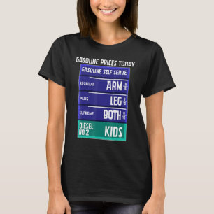 Camiseta Precios de la línea Gaso Hoy Tarifa Regular Más Pr