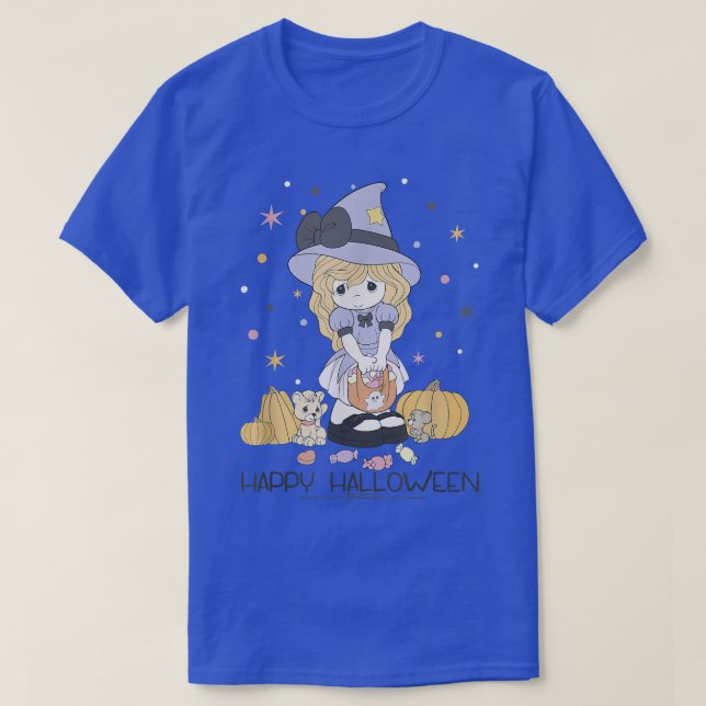 Camiseta Precious Moments Witch Trick Or Treat Halloween T- (Diseño del anverso)