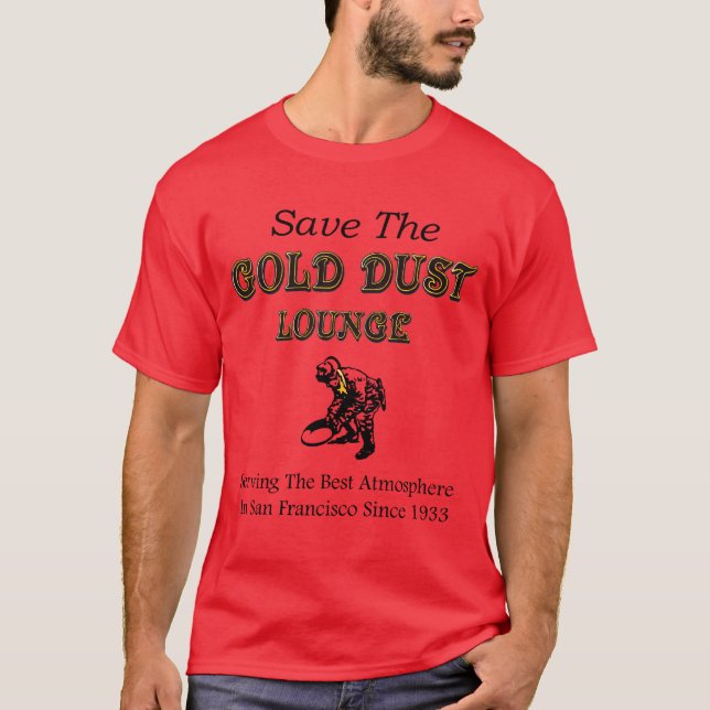 Camiseta Precipitación 49ers del polvo de oro (Anverso)